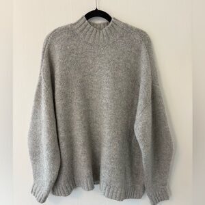 Pistola Gray Balloon Sleeve High Neck Sweater size XL